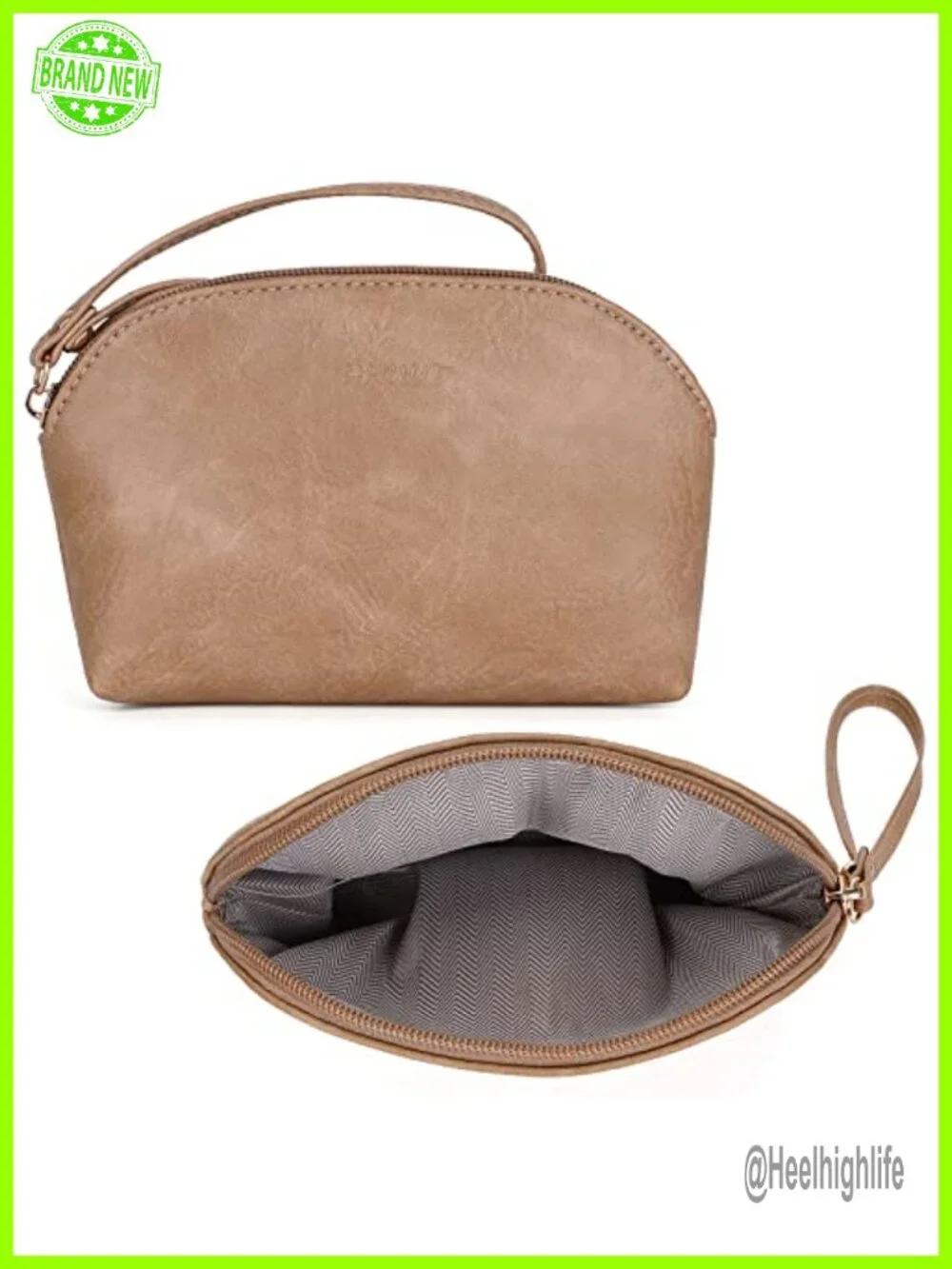 Vegan Leather Hobo Crossbody Bag Set with 2 Adjustable Straps